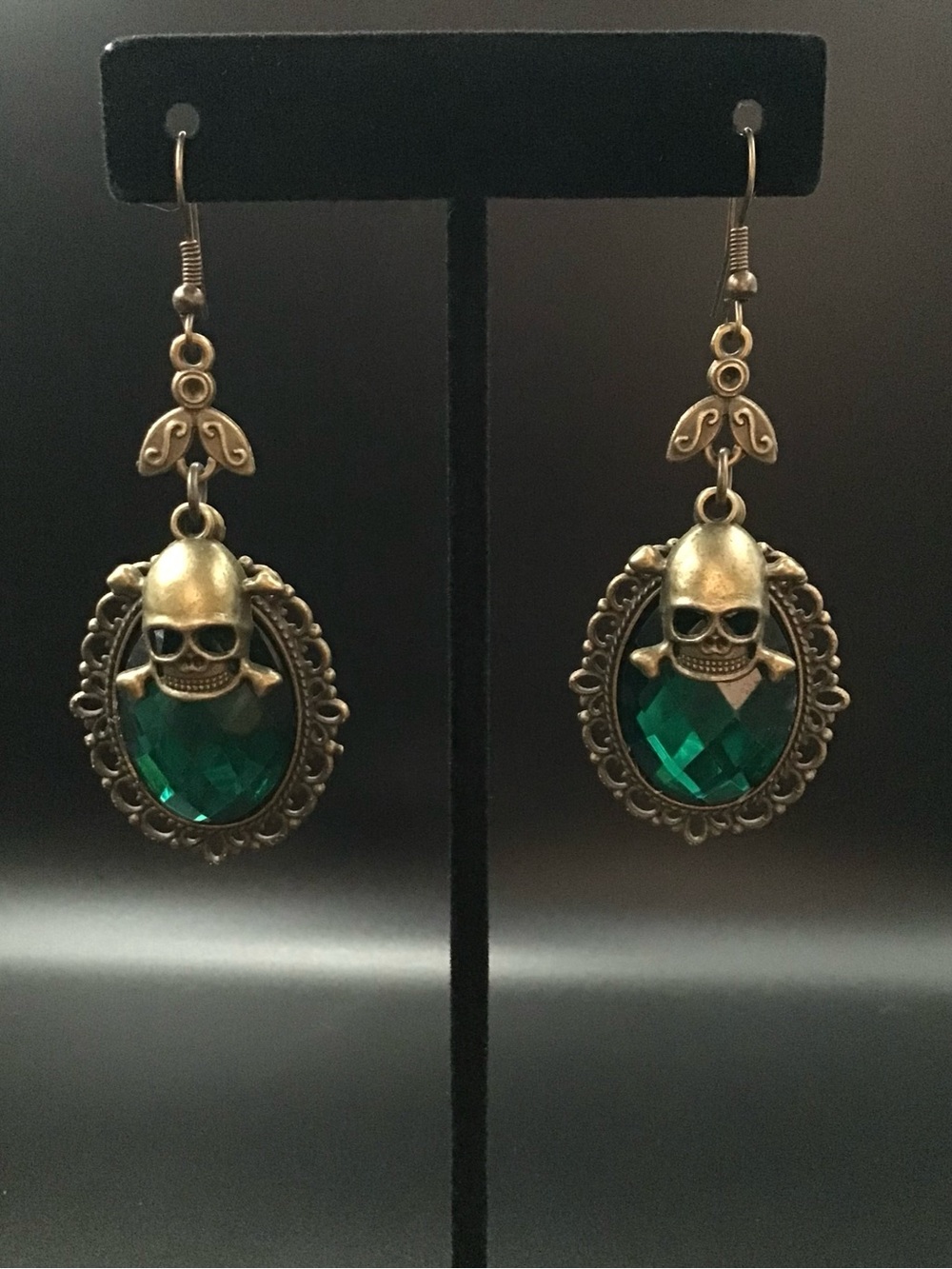 Vintage-Style Skull Earrings